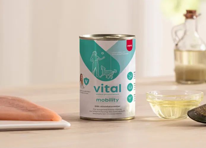 mera vital dog konzerva mobility s ingrediencemi